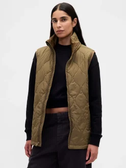 Recycled Lightweight Quilted Puffer Vest