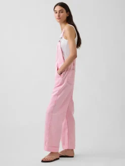 Relaxed Denim Overalls