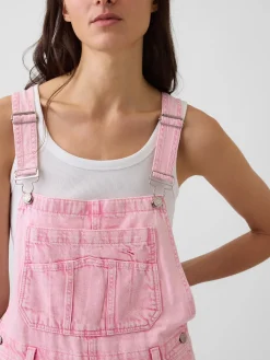 Relaxed Denim Overalls