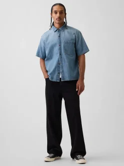 Relaxed Denim Shirt
