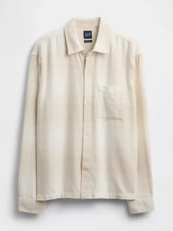 Relaxed Flannel Shirt