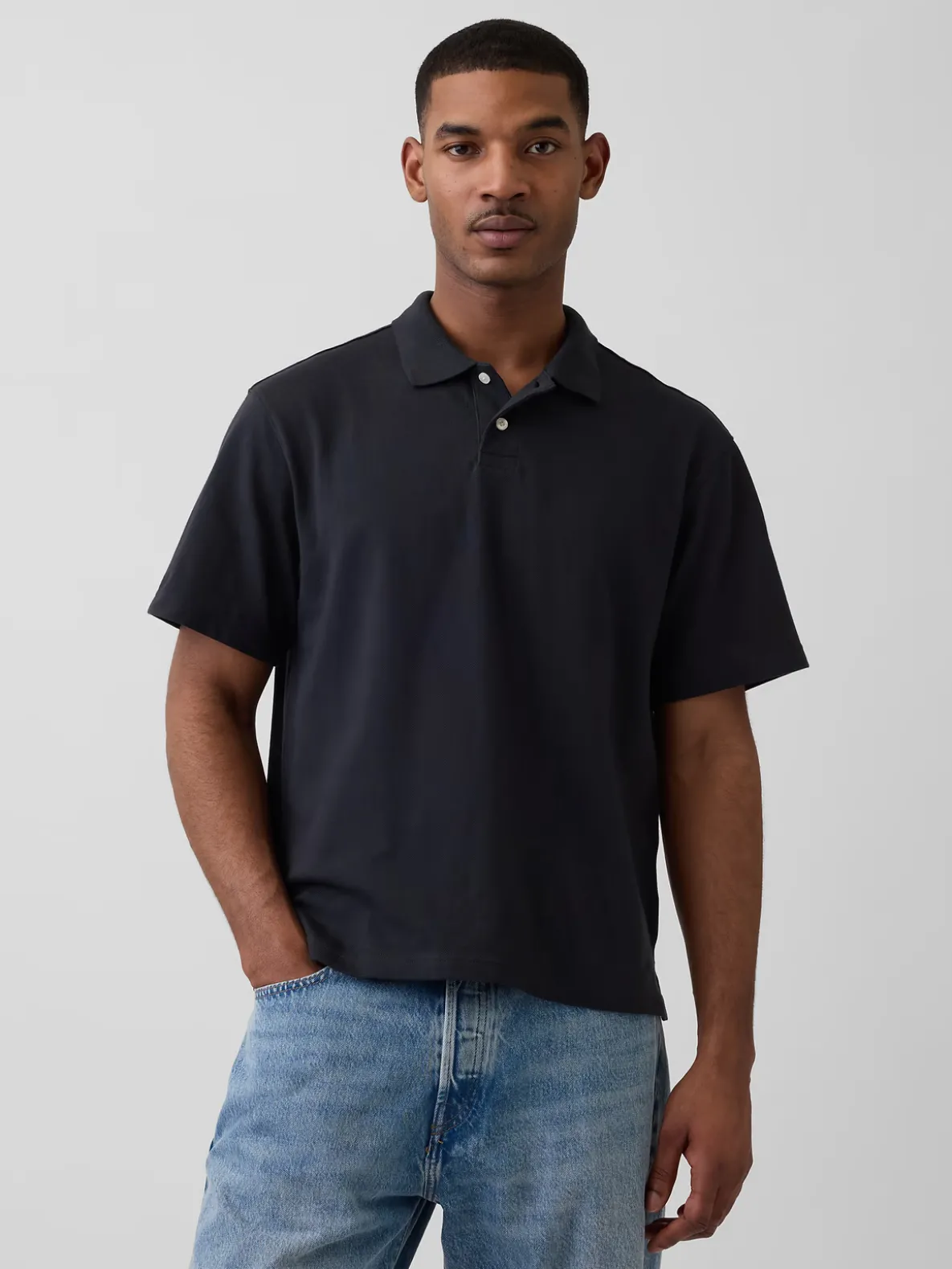 Relaxed Pique Polo
