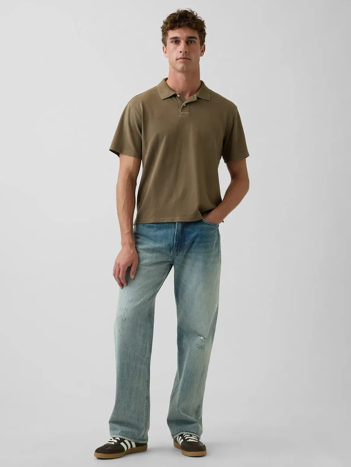 Relaxed Pique Polo