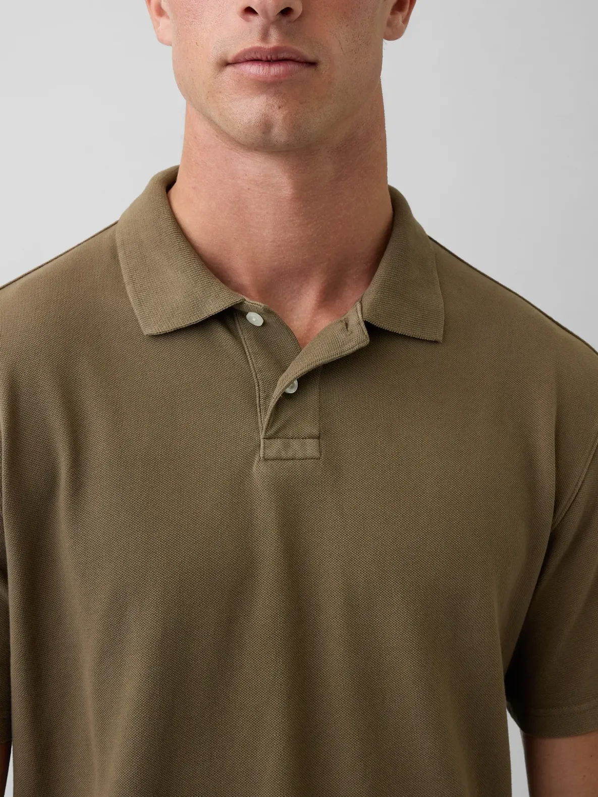Relaxed Pique Polo