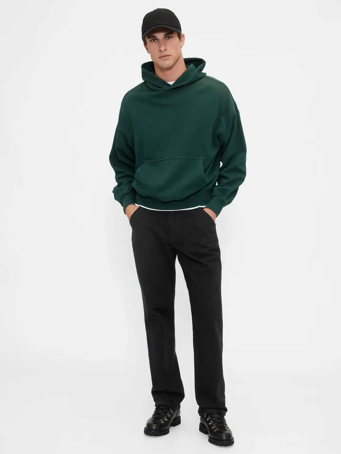 Relaxed Straight Utility Khakis