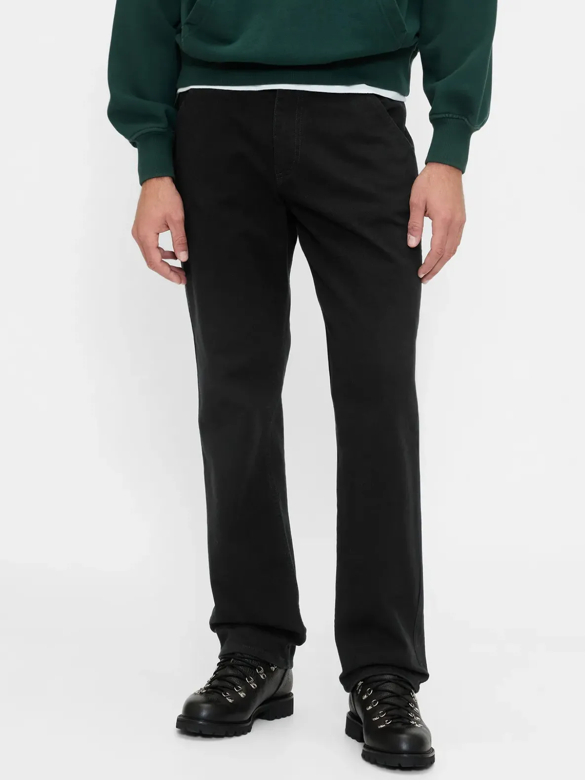 Relaxed Straight Utility Khakis