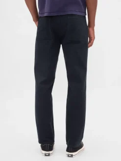 Relaxed Straight Utility Khakis