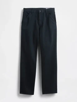 Relaxed Straight Utility Khakis