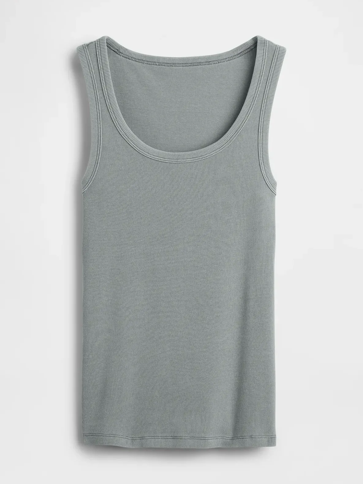 Rib Scoop Tank Top