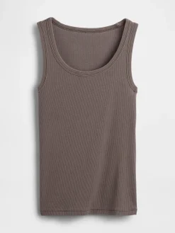 Rib Scoop Tank Top