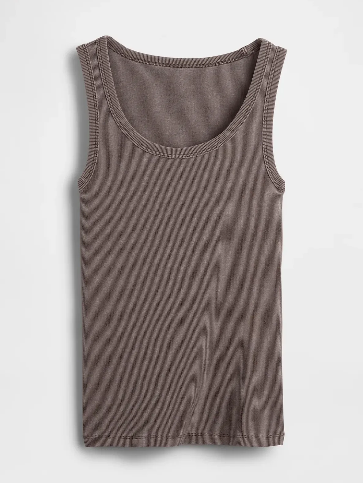 Rib Scoop Tank Top