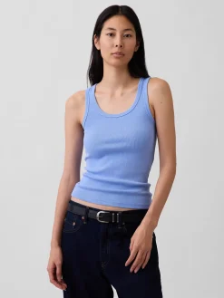 Rib Scoop Tank Top