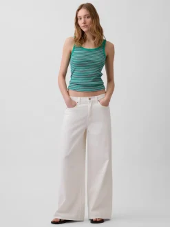 Rib Scoop Tank Top