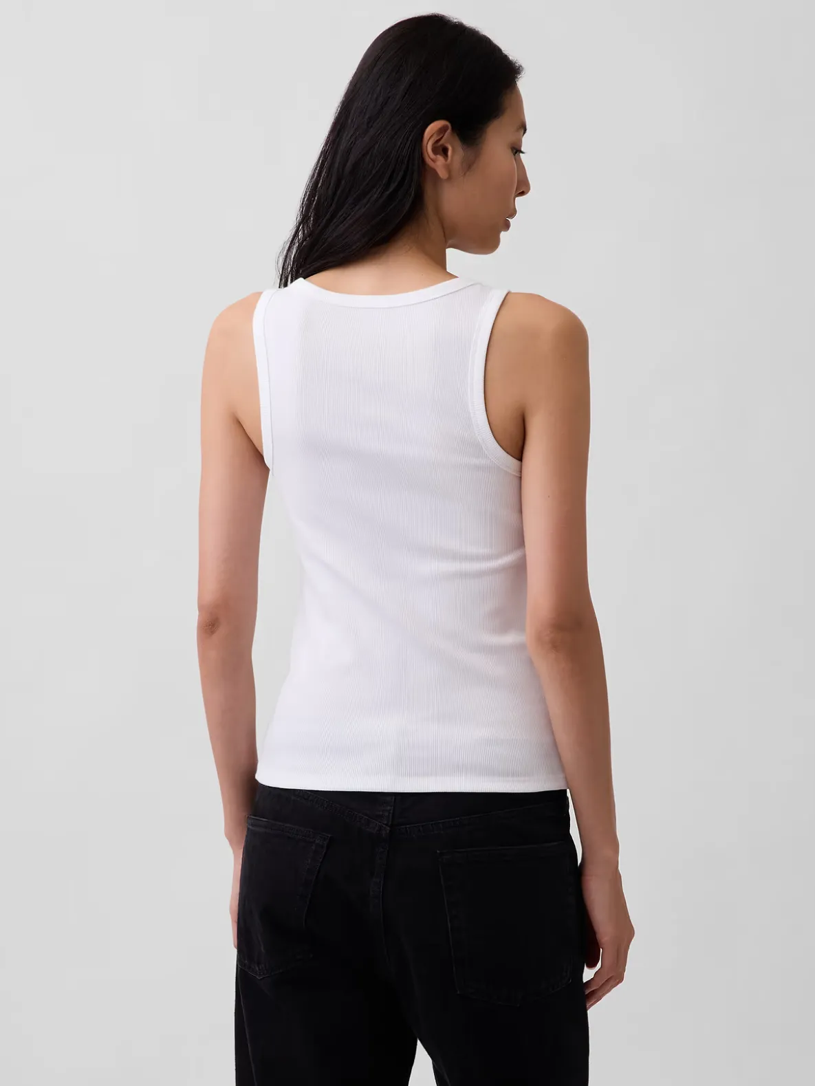 Rib Scoop Tank Top