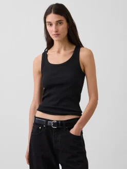Rib Scoop Tank Top