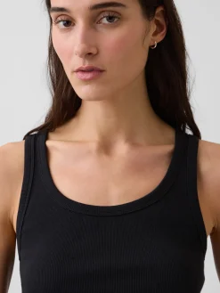 Rib Scoop Tank Top