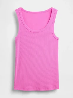 Rib Scoop Tank Top