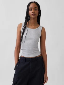 Rib Scoop Tank Top