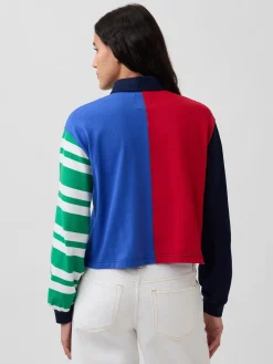 Robert Indiana LOVE Crop Rugby Shirt