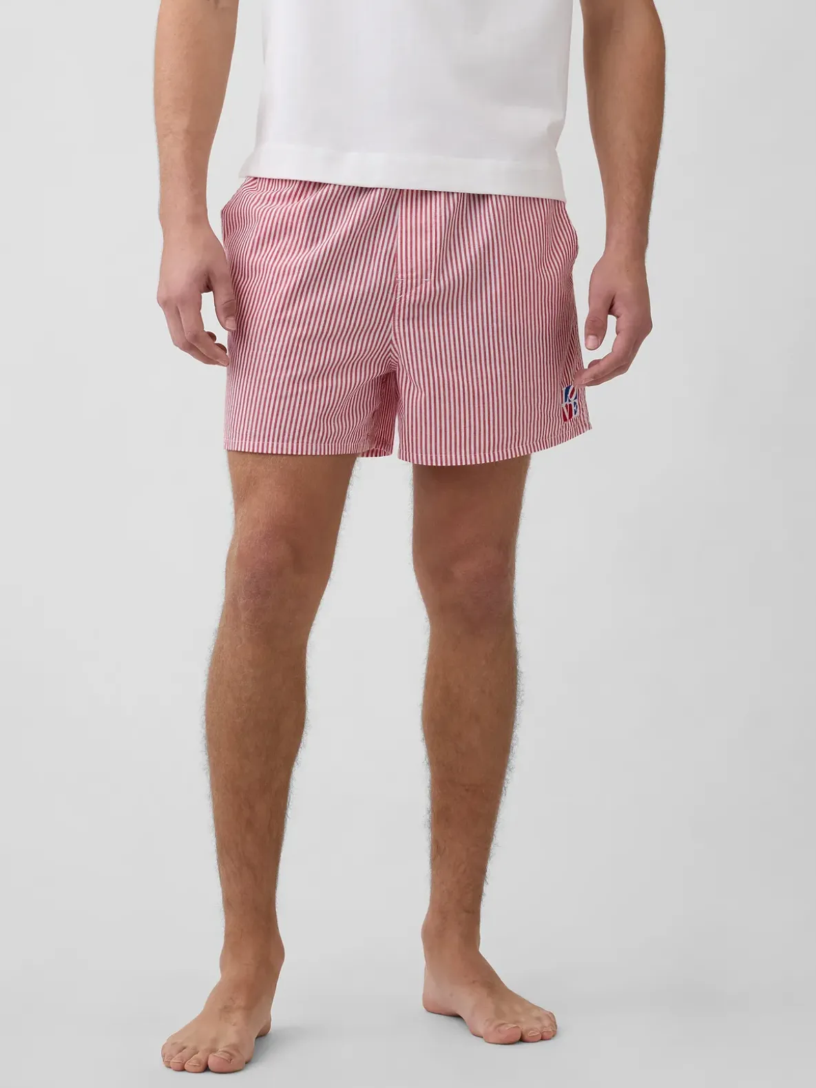 Robert Indiana LOVE Poplin PJ Boxer Shorts