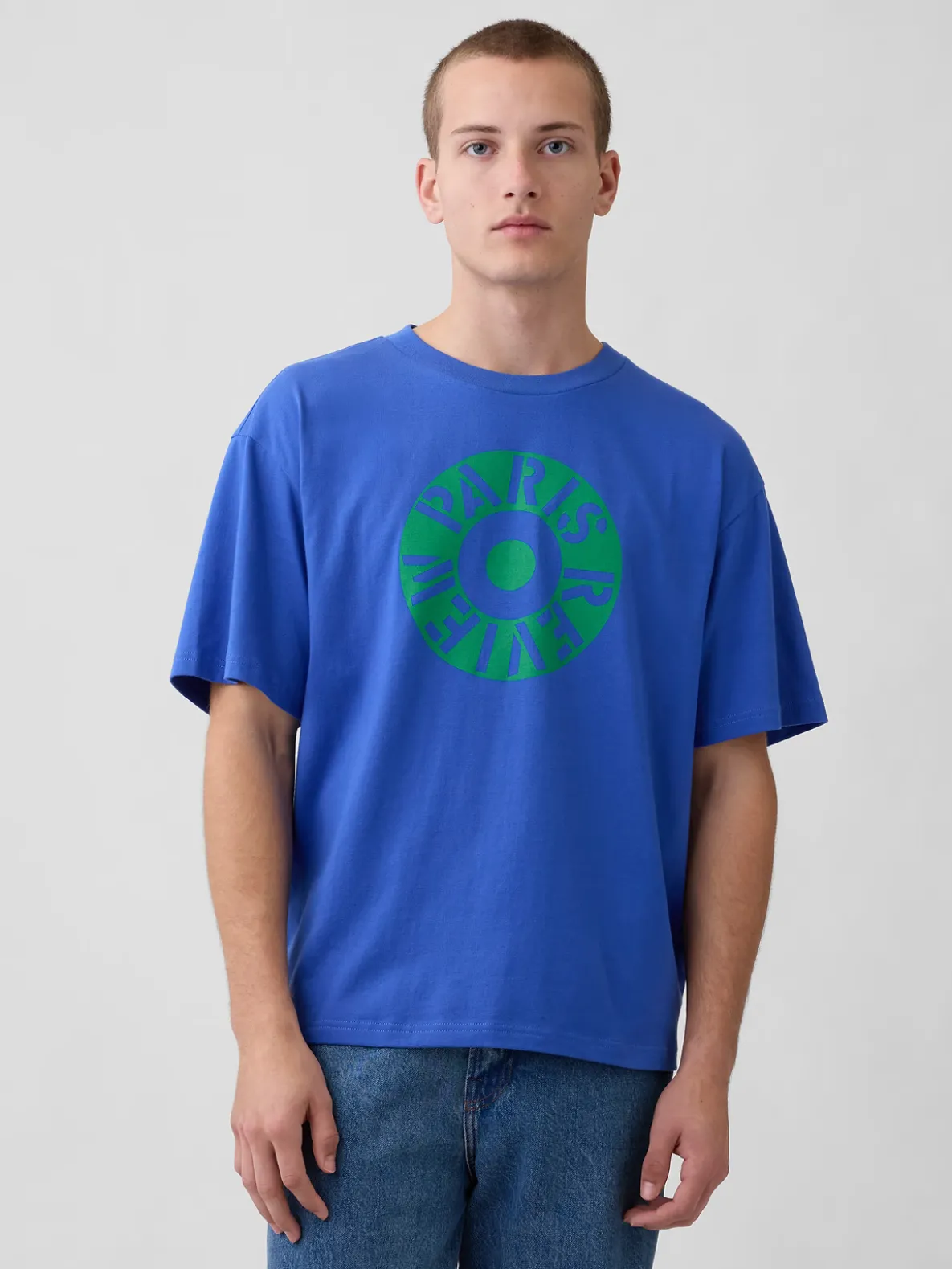 Robert Indiana Oversized Graphic T-Shirt