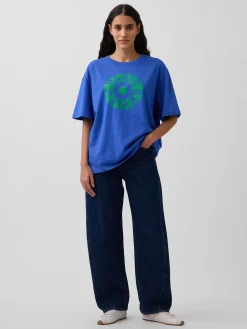 Robert Indiana Oversized Graphic T-Shirt