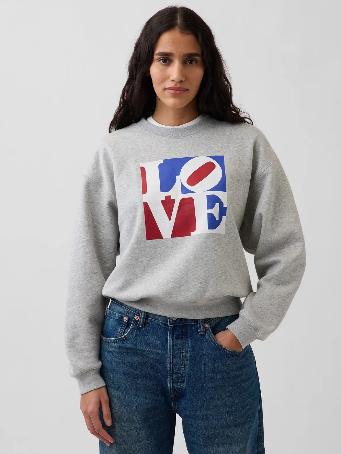 Robert Indiana VintageSoft LOVE Sweatshirt