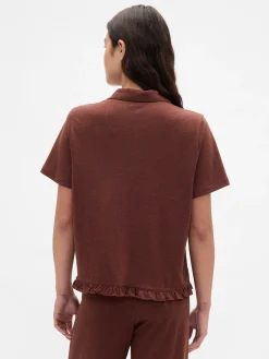 Ruffle PJ Shirt