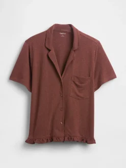 Ruffle PJ Shirt