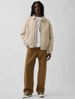 '90s Loose Canvas Double-Knee Carpenter Pants