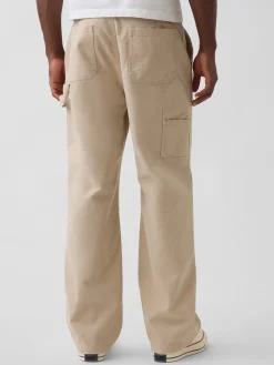 '90s Loose Canvas Double-Knee Carpenter Pants