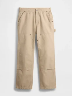'90s Loose Canvas Double-Knee Carpenter Pants
