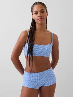 Scoop-Neck Rib Bikini Top