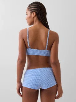 Scoop-Neck Rib Bikini Top