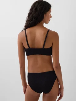 Scoop-Neck Rib Bikini Top