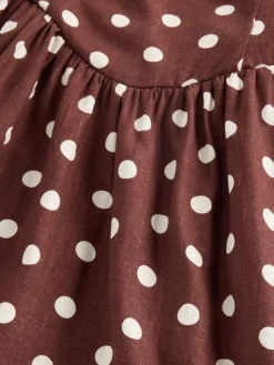 Seamed Drop-Waist Maxi Dress