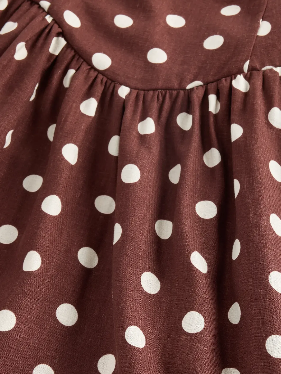 Seamed Drop-Waist Maxi Dress