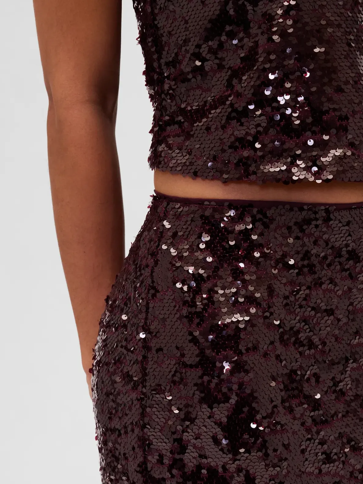 Sequin Maxi Skirt