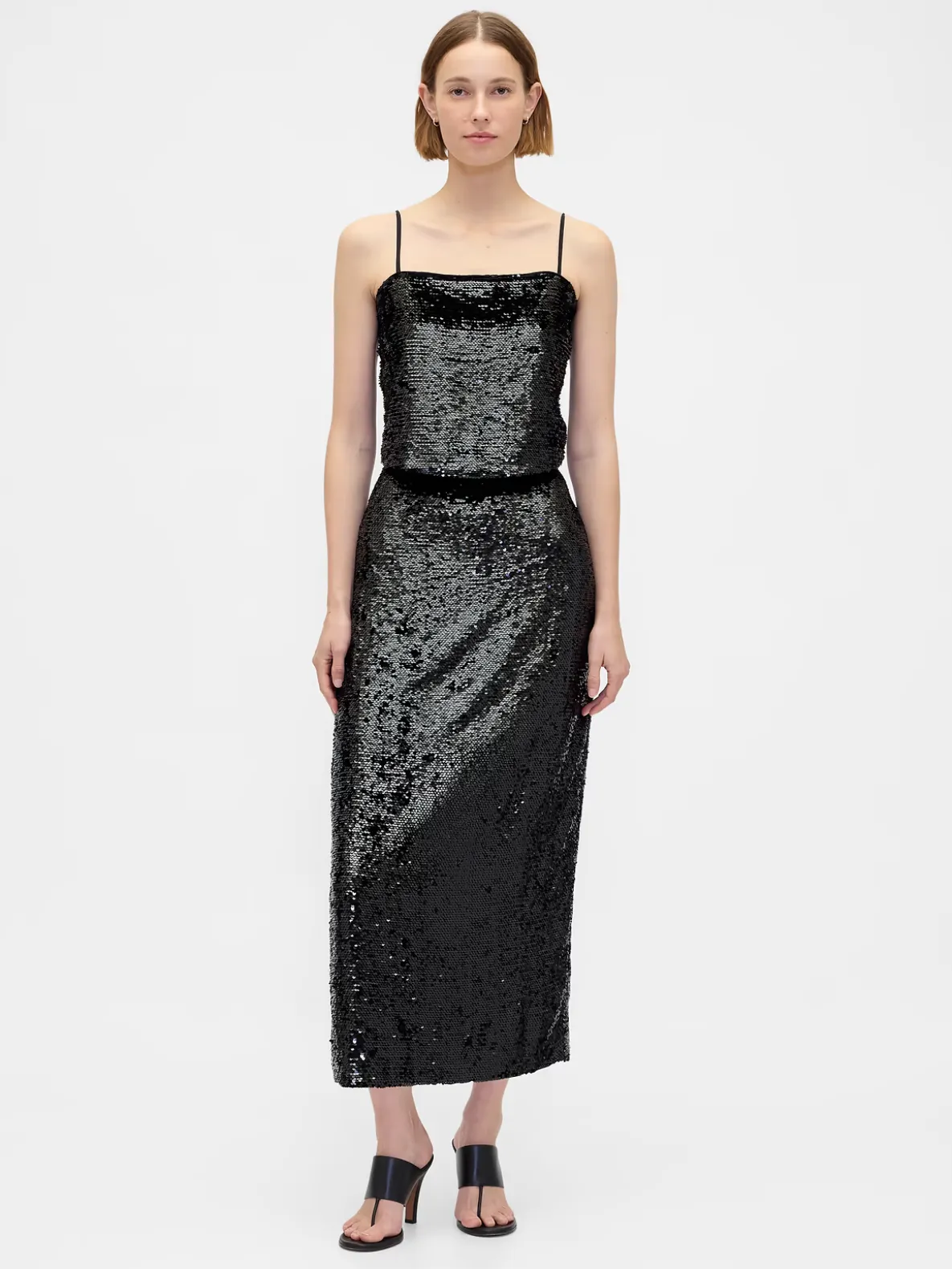 Sequin Maxi Skirt
