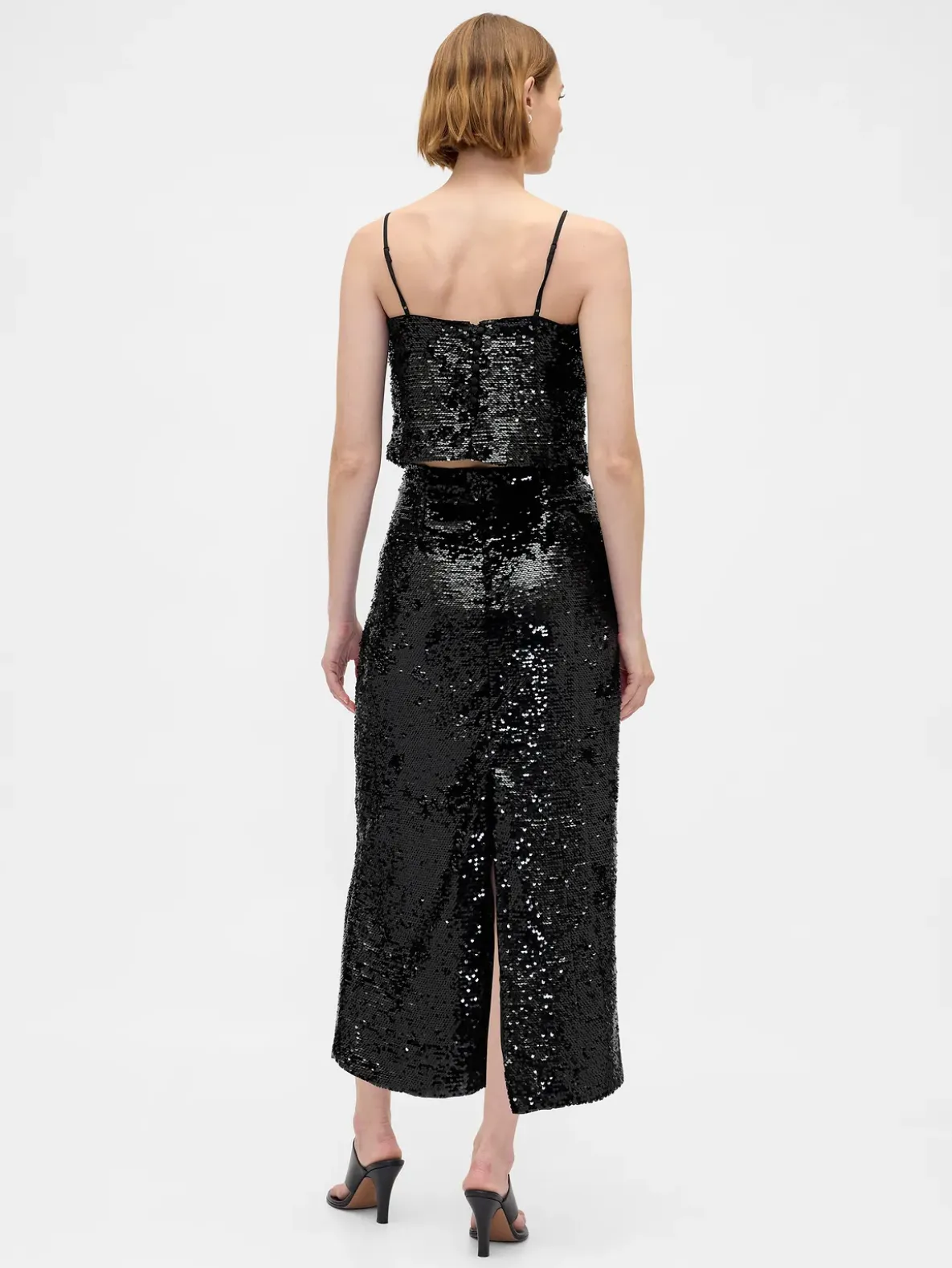 Sequin Maxi Skirt