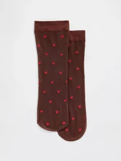 Sheer Crew Socks
