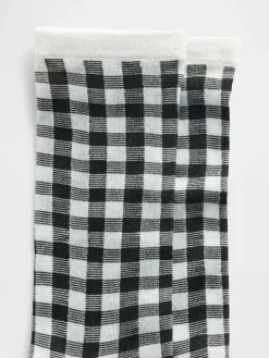 Sheer Crew Socks