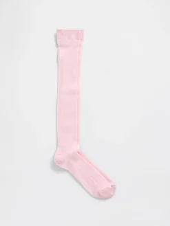 Sheer Rib Knee-High Socks