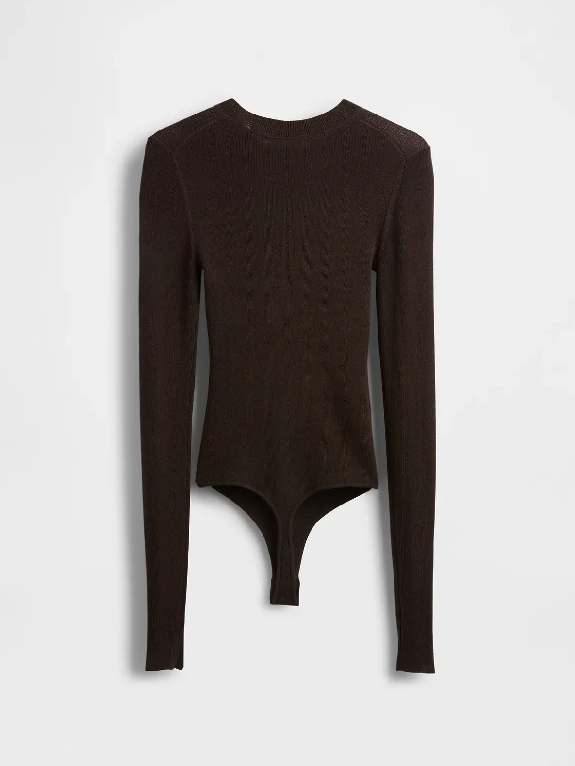 Sheer Rib Sweater Bodysuit