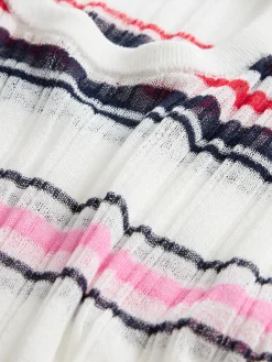 Sheer Rib Sweater T-Shirt