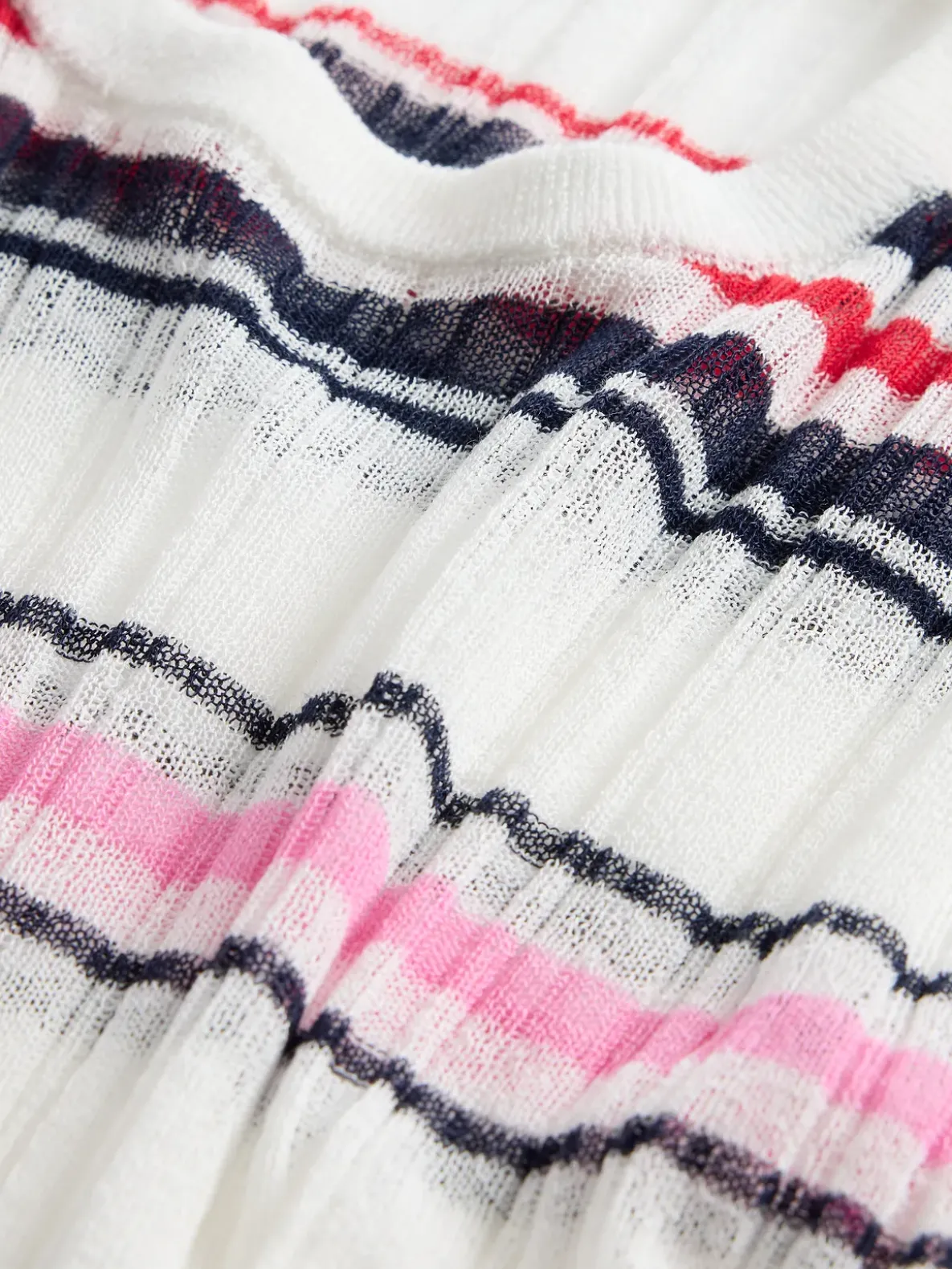 Sheer Rib Sweater T-Shirt