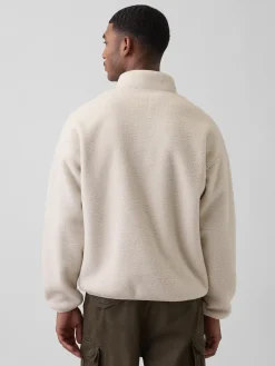 Sherpa Oversized Half-Zip Pullover