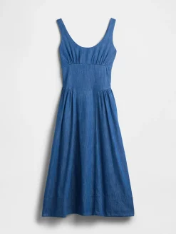 Shirred Maxi Dress