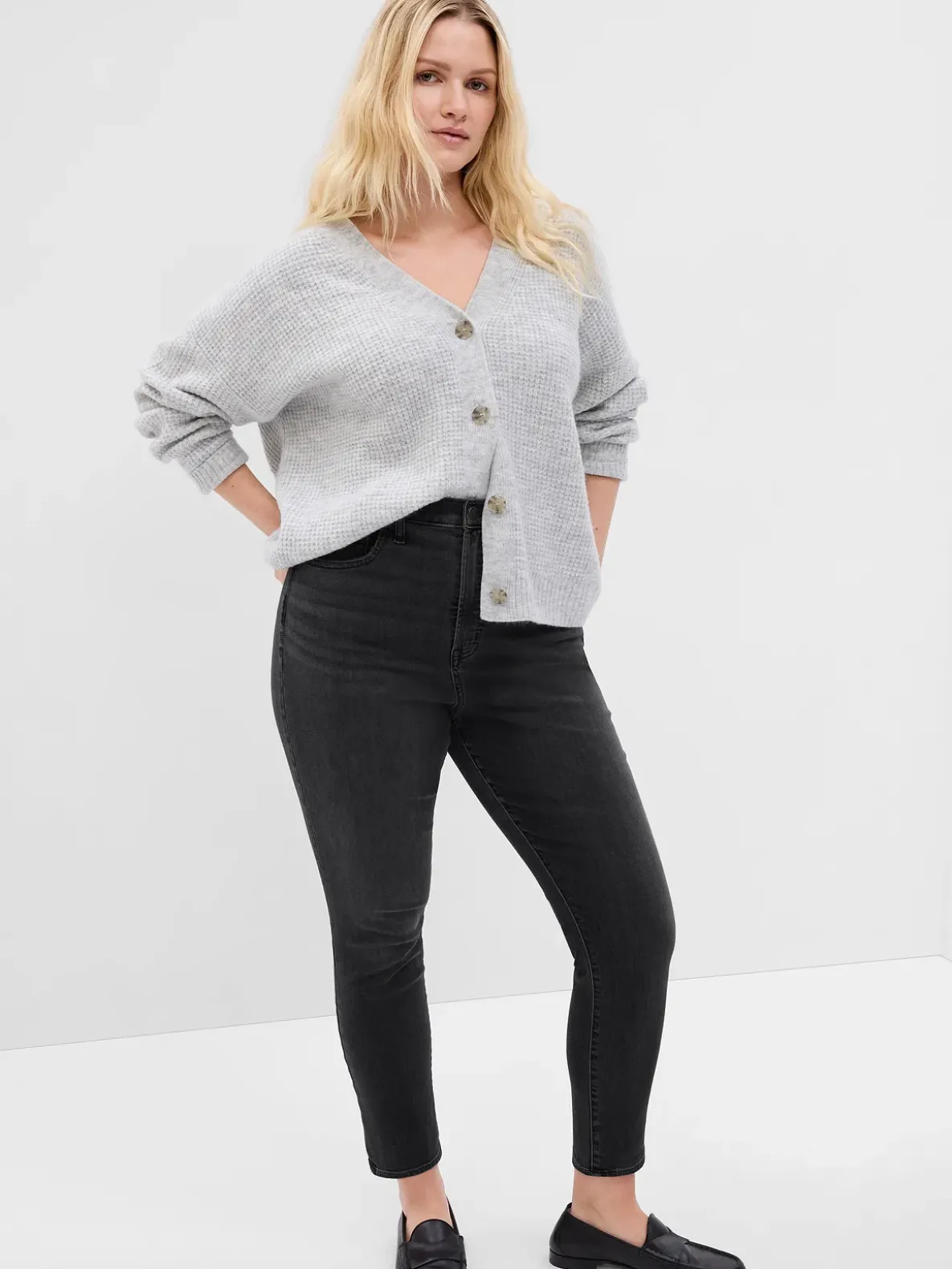 Sky High Rise True Skinny Jeans