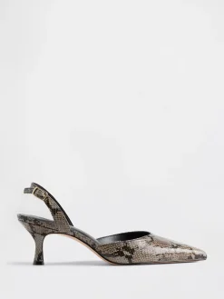 Slingback Kitten Heels